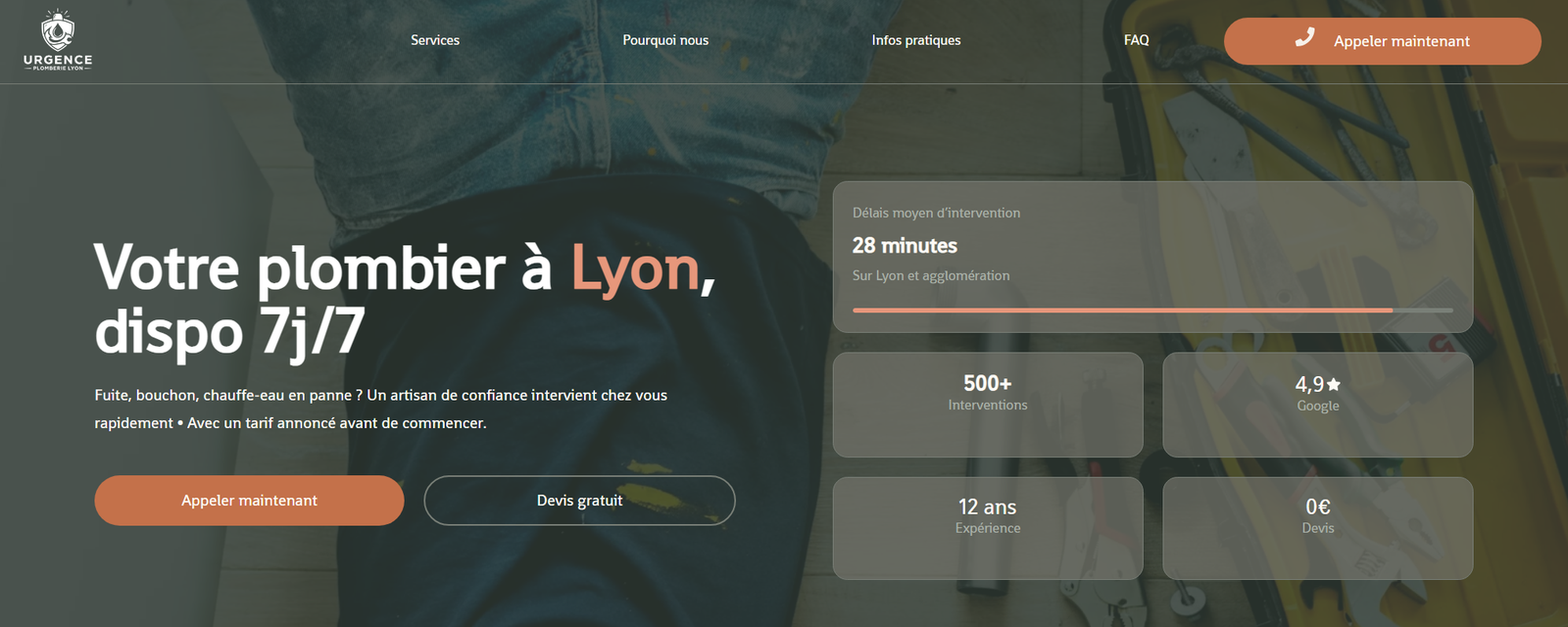 Urgence Plomberie Lyon