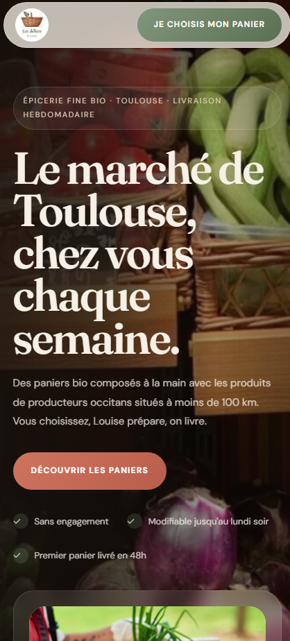 Les Délices de Louise — aperçu mobile