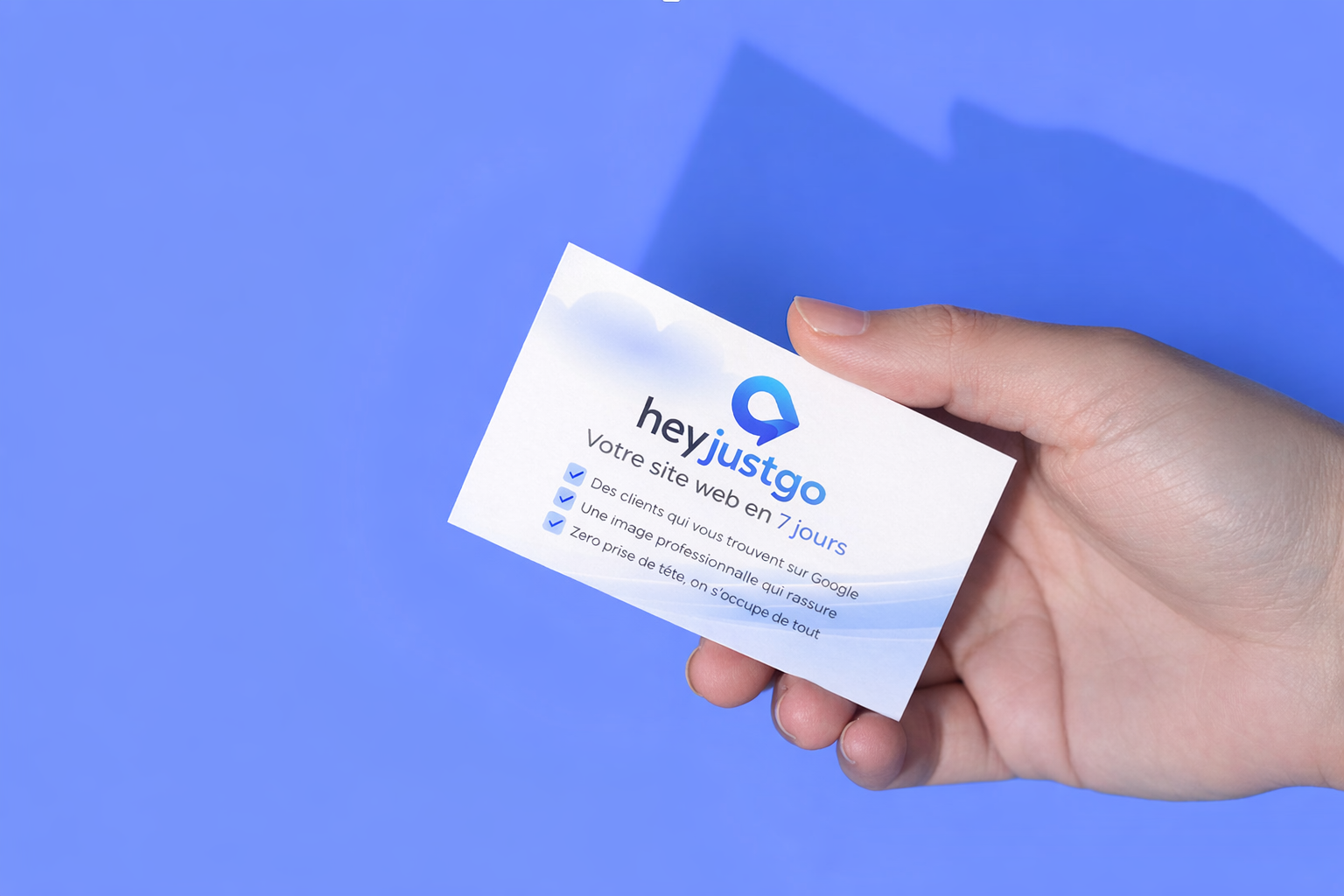 Carte de visite HeyJustGo
